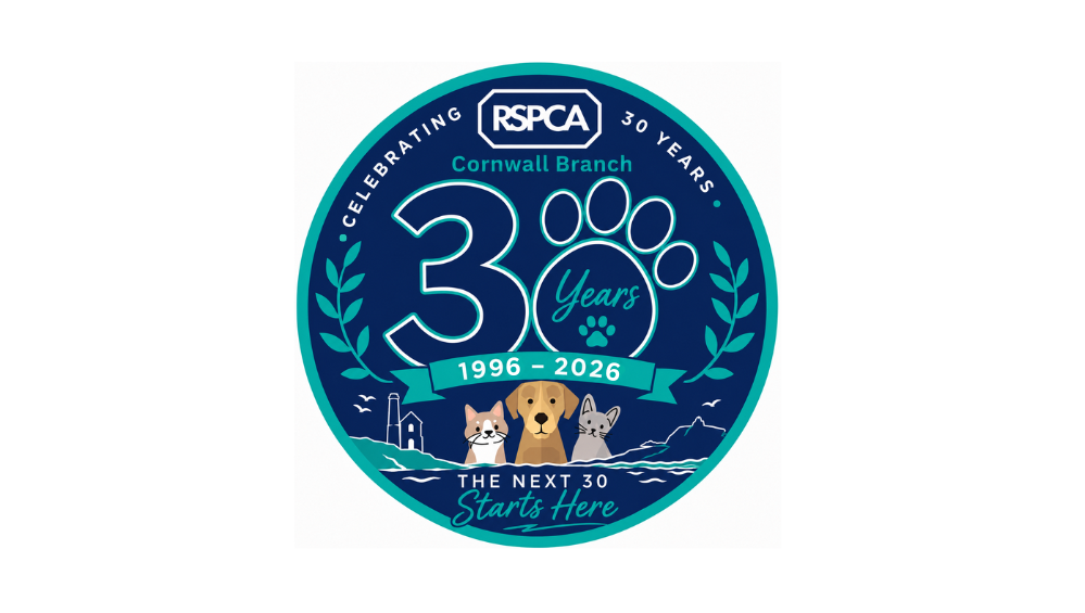 RSPCA Cornwall Logo 30 Years