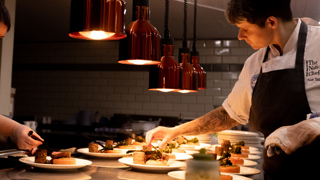 Nat Tallents Lost Suppers Heligan Kitchen cooking seven course meal