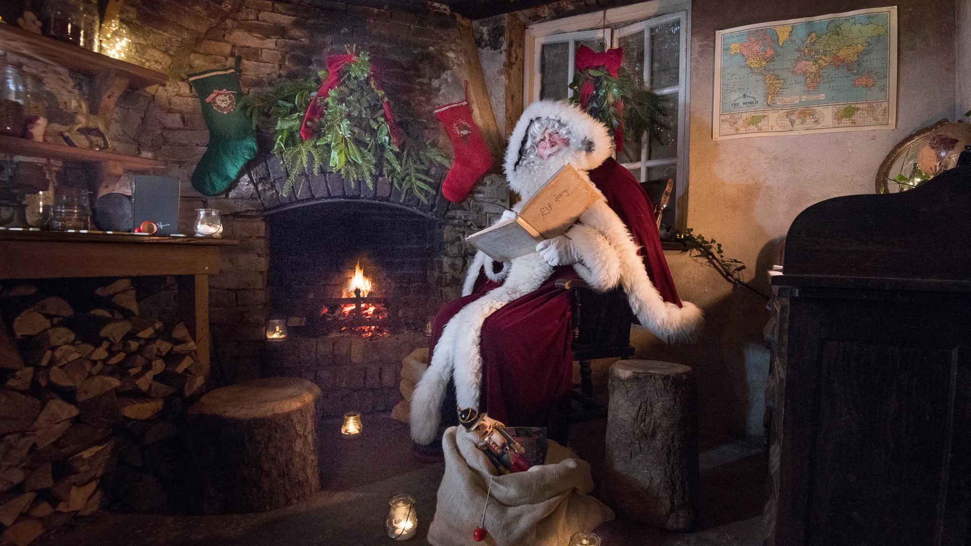 Father Christmas at The Lost Gardens Fully Booked